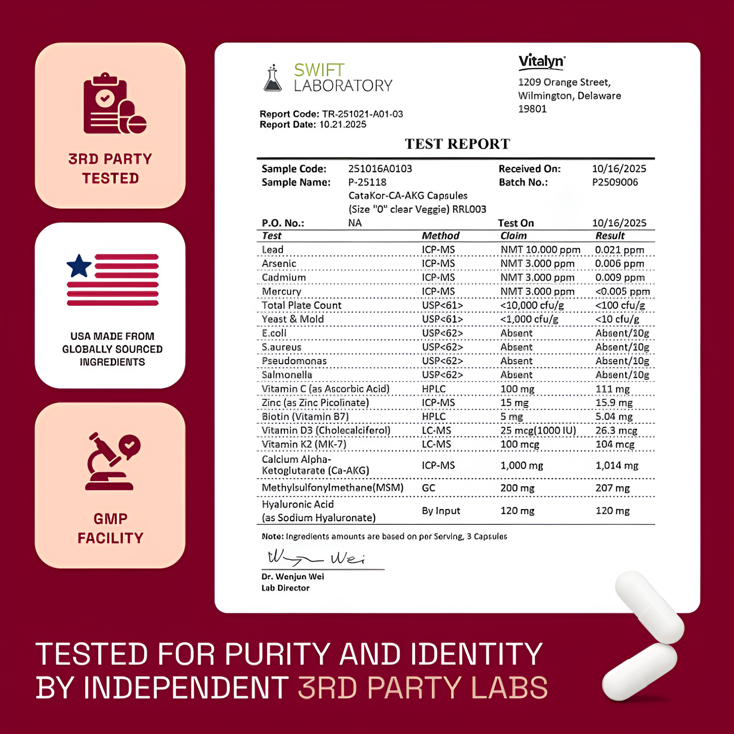 Vitalyn Skin, Hair & Nails Supplement